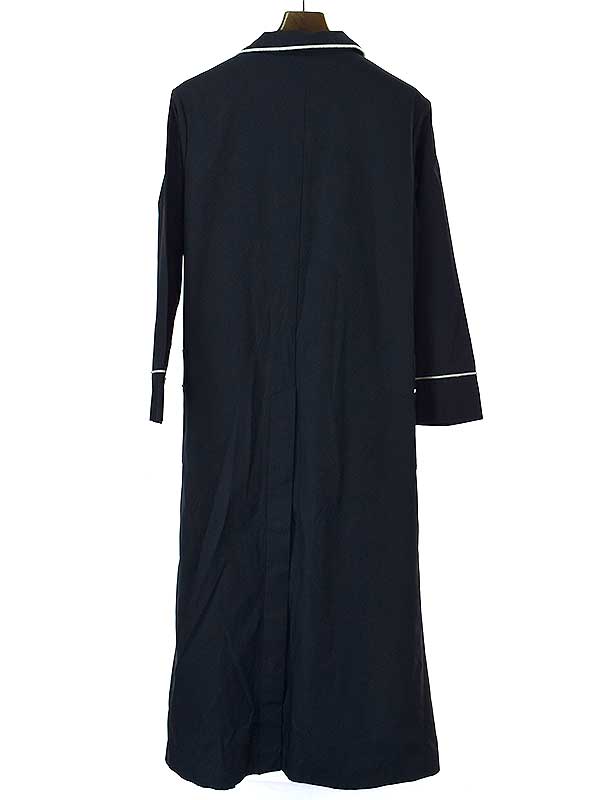 ELIN エリン ポリエステルコットンショールカラーコート ブラック サイズ:38 レディース【中古】