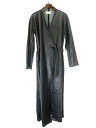 Maison Martin Margiela メゾン マルタン マルジェラ 1999AW 初期 leather lab coat レザーデニムコート ブラック サイズ:42 レディース【中古】