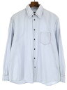 YUKI HASHIMOTO ELnVg 21AW CONTRAST STITCH SHIRT Xeb`Vc u[ TCY:46 YyÁz