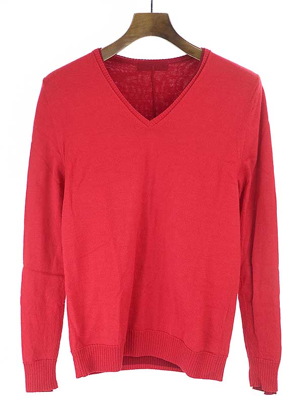 junhashimoto ジュンハシモト 10AW ミラープルオーバーニットセーター レッド サイズ:2 メンズ【中古】