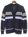 【中古】3.1 Phillip Lim スリーワンフィリップリム ニットベスト付ジップアップブルゾン カーディガン ネイビー XS メンズ