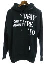 FPAR FORTY PERCENTS AGAINST RIGHTS tH[eB[p[Zg AQCXgCc 20AW SLASH DESIGN HOODED SWEATSHIRT č\zp[J[ ubN M Y yÁz