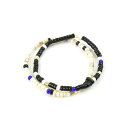 GEORGE FROST ジョージフロスト BRACELET SET ブレスレット ブラック×ホワイト 【中古】