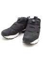 商品管理ID：ITLCT2GRPNTS Reebok リーボック INSTAPUMP FURY OG ローカットスニーカー コンディションについて コンディションランクの基準は、当社が設けた基準となります。 感じ方には個人差がありますので、参考程度にお考え下さい。 また、状態の全てを記載しきれない場合があります。 特にC・Dランクの商品は、詳細に記載しきれない毛玉や汚れ、小穴等の微細なダメージがある場合がございます。 新品・中古品に関わらず、一部の付属品がない場合がございます。 ガーメント等の例外を除いて、画像に写っているものが全てとなります。 気になる点がございましたら、ご注文前に質問欄よりお問い合わせください。 状態について詳細 ソールやアッパーに薄汚れがございます。 備考 付属品なし 商品詳細 商品管理ID ITLCT2GRPNTS ブランド Reebok リーボック アイテム名 INSTAPUMP FURY OG ローカットスニーカー サイズ表記 27cm サイズ寸法 アウトソール：31cm、ワイズ：10.5cm ※体型によっては画像のイメージと異なる場合がございます。お手持ちの洋服と記載の各実寸を比較してサイズ感をご確認ください。 色 ブラック 素材 取扱い店舗 ご注文に関する注意事項※掲載商品は実店舗等で同時販売しており、欠品になる場合がございます。 恐れ入りますがその際はキャンセルとなりますことを予めご了承ください。※コンディションランクについては保存袋や箱、その他付属品の状態は対象外です。※掲載写真はお使いのモニターや環境設定等により若干色合いが異なって見える場合がございます。予めご了承ください。※新品・中古品に関わらず一部付属品がない場合がございます。掲載画像をご確認の上、ご不明点は事前にお問い合わせください。返品について※原則、お客様都合での返品は承りできません。ご不安な点は事前に問い合わせフォームよりお問い合わせください。（商品の不良等、弊社過失の場合はお受け取りより7日以内にご連絡いただければ返品受付いたします。詳しくはこちらをご覧くださいませ。）Reebok リーボック INSTAPUMP FURY OG ローカットスニーカー ブラック 27cm 「Reebok リーボック」一覧はこちら