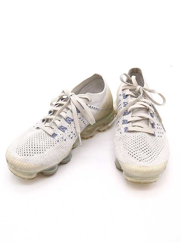 NIKE ナイキ Air Vapormax Flyknit ローカットスニーカー ホワイト 24.5 【中古】 ITE5KKN7L02J