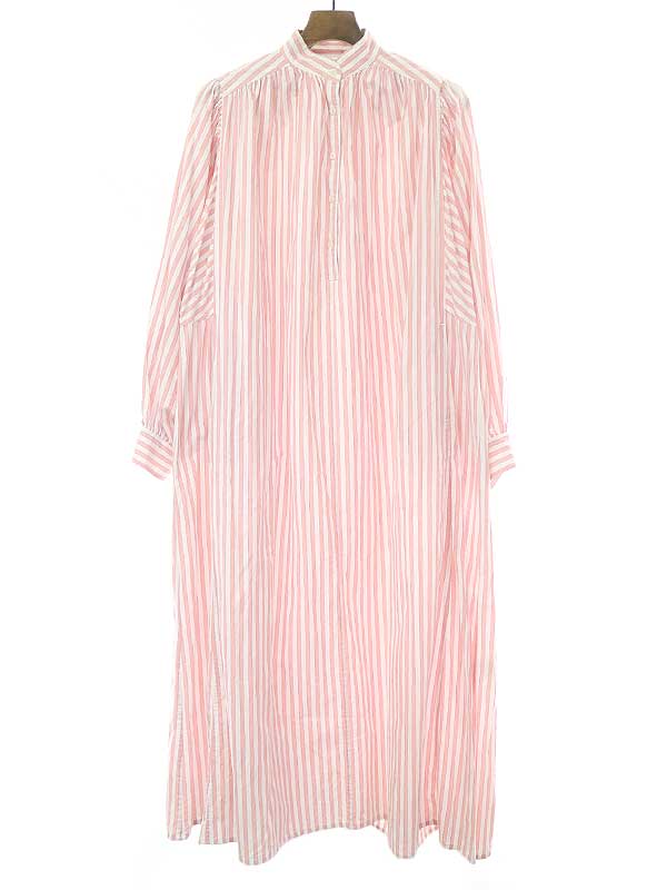 TEN × Ron Herman テン × ロンハーマン Stripe Kaftan Dress カフタンドレス ワンピース ピンク 【中古】 ITBMFGHV66RS