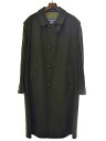 Burberry 039 s バーバリーズ Vintage Loden Coat ウール バスケットボタン ローデンコート カーキ系 50 【中古】 IT9GR8IWO9I0