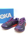 HOKA ONE ONE ホカ オネオネ CHALLENGER ATR 3 トレイルランニングシューズ パープル 23cm 【中古】 ITC5CULD4776