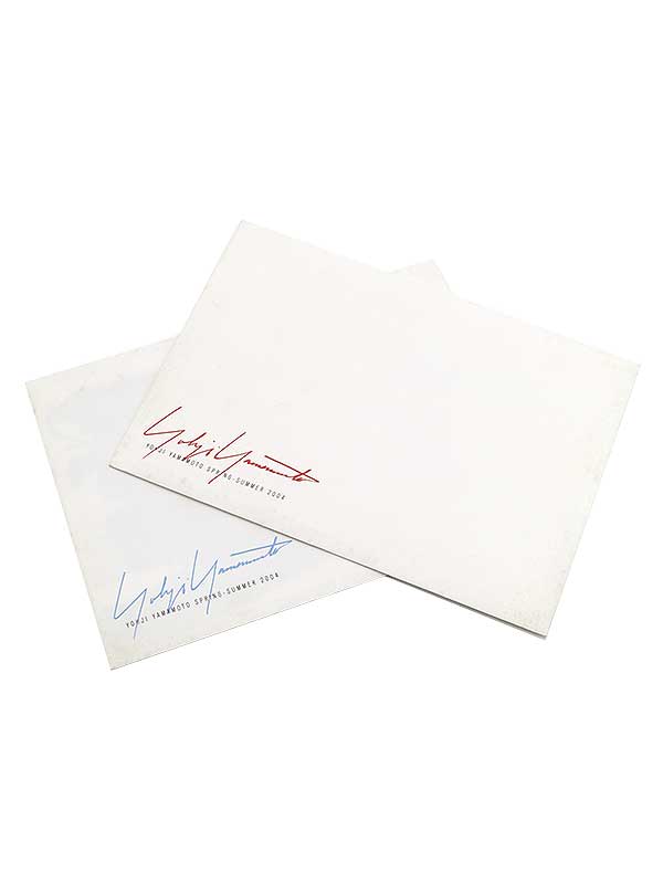 Yohji Yamamoto ヨウジヤマモト 2004SS ポストカード 2枚セット ホワイト 【中古】 ITUWGO24TJ7G