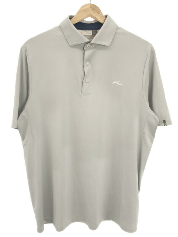 KJUS チュース SOREN SOLID POLO S/S ストレッチポロシャツ グレー 50 【中古】 IT0CHY06YC8W