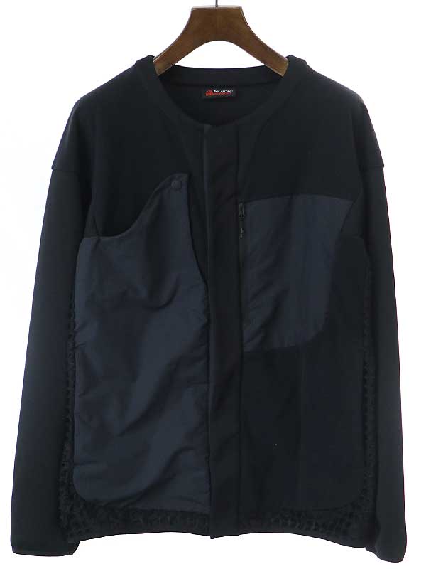 White Mountaineering ホワイトマウンテニアリング 23AW POLARTEC FLEECE BLOUSON フリースブルゾン ブラック 2 【中古】 IT7OYDNZ9XYE