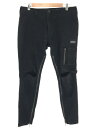 JULIUS ユリウス 20SS ZIP MOTORCYCLE PANTS ストレッチパンツ ブラック 2 【中古】 ITRGUQM63SU8