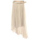 Ameri アメリ MEDI SHEER PLEATS SKIRT シアープリーツスカート ホワイト S 【中古】 ITYV46BJ9UKC(4)