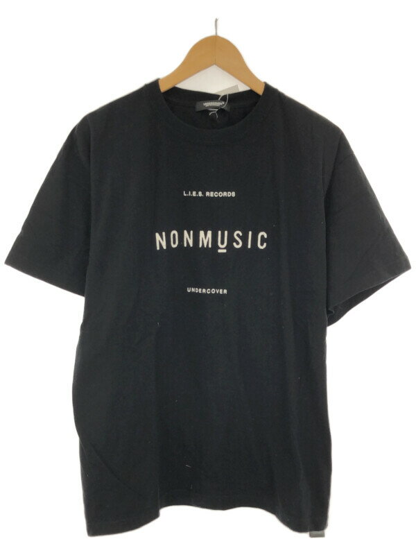 UNDER COVER アンダーカバー L.I.E.S RECORDS NON MUSIC TEE プリントTシャツ ブラック XL UCZ9810 【中古】 ITVQYY31T5RU