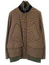 sacai サカイ 18AW MA-1ドッキンググレンチェックジャケット ブラウン 2 18-01806M 【中古】 ITIFYRYFMACE