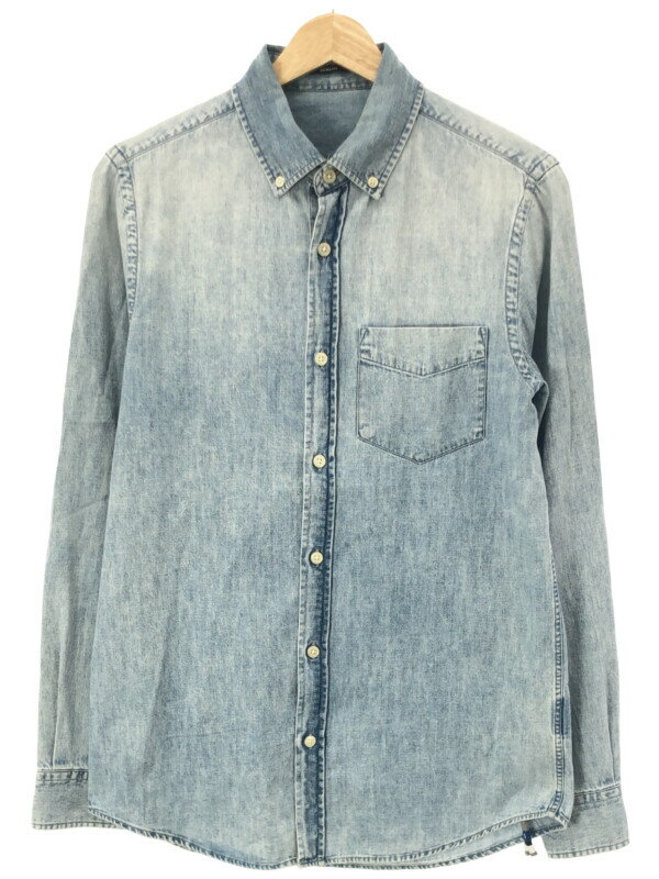 DENHAM デンハム STANDARD SHIRT LWD デニムシャツ インディゴ XS 【中古】 IT35SNW4CZXK