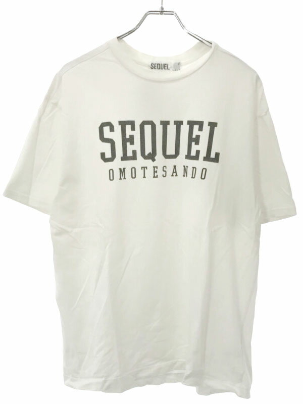 SEQUEL シークエル OMOTESANDO プリントTシャツ ホワイト XL 【中古】 IT71T0NA70WP