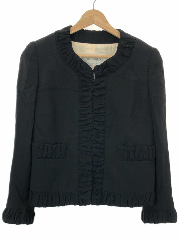 P*y様 最終価格 VIKTOR&ROLF ブラックあったかジャケットコート サ 楽天市場】VIKTOR&ROLF コート（コート・ジャケット｜レディース