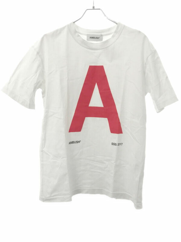 AMBUSH アンブッシュ 17SS プリントTシャツ ホワイト 1 AMBT-585 【中古】 ITT054BWFIIE
