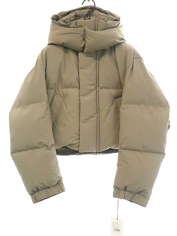 sacai サカイ 23AW Matte Taffeta Padded Blouson パデッドフーデッドジャケット 23-06862 ベージュ 1 【中古】 ITZUMPIQ7S8W