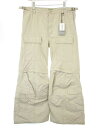 BALENCIAGA バレンシアガ 23AW FLARED CARGO PANTS フレアカーゴロングパンツ 768810 TKP27 ベージュ L 【中古】 IT4ZZISSJWO9