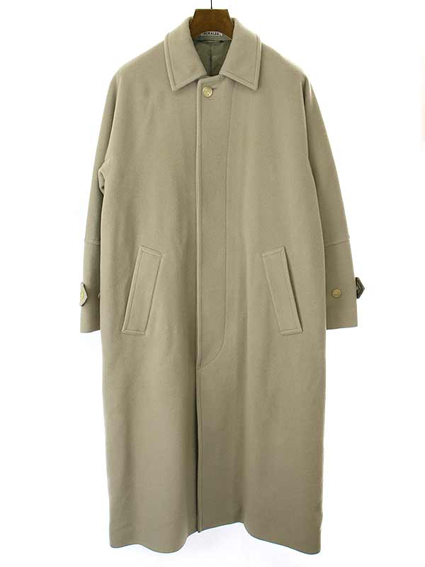 AURALEE オーラリー 20AW CASHMERE WOOL MOSSER BIG COAT コート ライトグレー 1 A20AC02MC 【中古】 ITXYI1D9B4OA