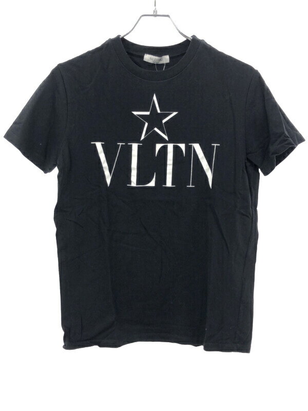 楽天MODESCAPE 楽天市場店VALENTINO ヴァレンティノ 20AW VLTN STAR スターロゴプリントクルーネックTシャツ ブラック XS TV3MG05P638 【中古】 ITTN61XW2G1K