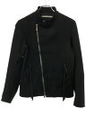 FranCisT_MOR.K.S フランシストモークス ECO SUEDE ASM RIDERS JACKET エコスウェードライダースジャケット ブラック 2 MO3039 【中古】 IT7JN1CV2K6K