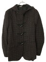 COMME des GARCONS HOMME PLUS コム デギャルソンオムプリュス AD2011 ウールギャバジンドット柄ダッフルコート ブラック M PI-J082 【中古】 IT00VRB5K1VS