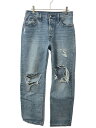 Levi’s リーバイス 501 '90S クラッシュ加工デニムパンツ インディゴ 27 A1959-0021 【中古】 ITO2SLW4LXPJ