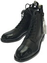DOLCE&GABBANA ドルチェ&ガッバーナ 19SS サイドジップ レザーパテントコンビ ブーツ ブラック 6 1/2 A60195 【中古】 ITPOZVFJG010