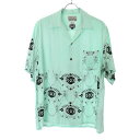 WACKO MARIA~WOLF'S HEAD R}A~EtYwbh 23SS S/S HAWAIIAN SHIRT nCAVc O[ M yÁz ITGIWFEGV9GS