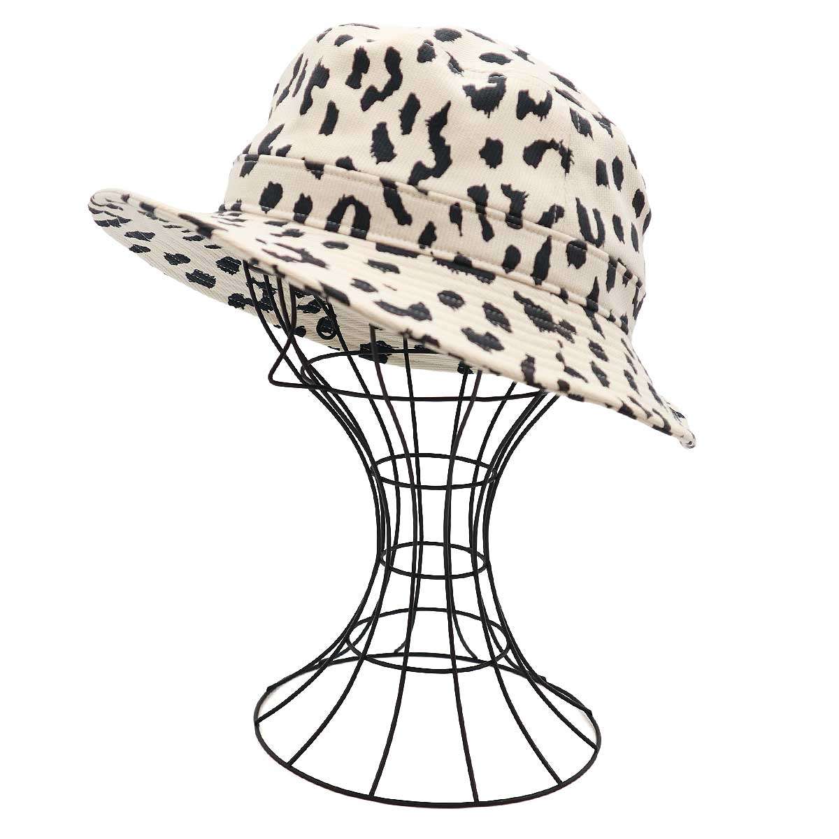 WACKO MARIA ワコマリア 21AW LEOPARD BUCKET HAT (TYPE-2) レオパードコーデュロイバケットハット ホワイト M 【中古】 ITGH15H2RWC0