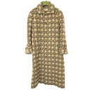 GUCCI Ob` 22SS Jacquard Coat GGWK[hE[R[g 664708 x[W 44 yÁz ITUGC1BUZIKX