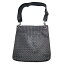 BOTTEGA VENETA ボッテガヴェネタ イントレチャートレザーショルダーバッグ ブラック 161623 V465C 【中古】 ITB0V5RW0M5Y