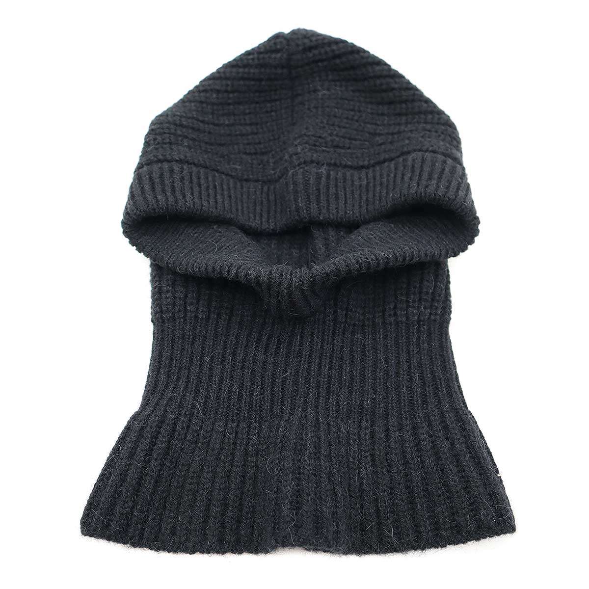 LEMAIRE ルメール 22AW BALACLAVA RIBBED BLACK バラクラバ ニットキャップ KN677 LK121 ブラック M 【中古】 ITX95Y8PHEDU 1