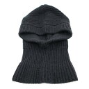 LEMAIRE ルメール 22AW BALACLAVA RIBBED BLACK バラクラバ ニットキャップ KN677 LK121 ブラック M 【中古】 ITX95Y8PHEDU