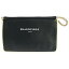 BALENCIAGA バレンシアガ ロープトップ ロゴレザークラッチバッグ ブラック 427443 【中古】 IT90BZE7RD4I