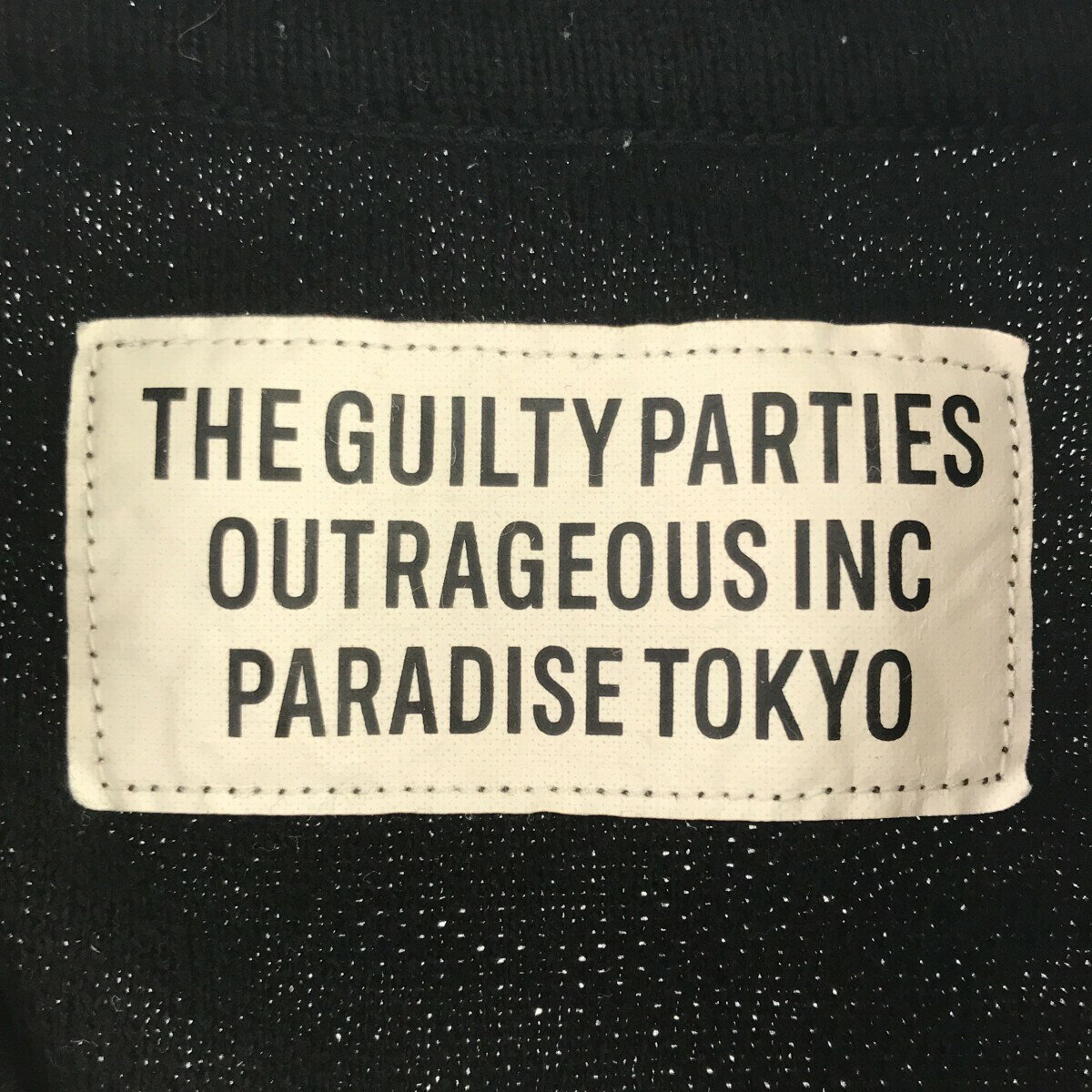 WACKO MARIA ワコマリア 20SS ワンポイント刺繍ニットポロシャツ ブラック S 【中古】 IT5N5WF7FYV4