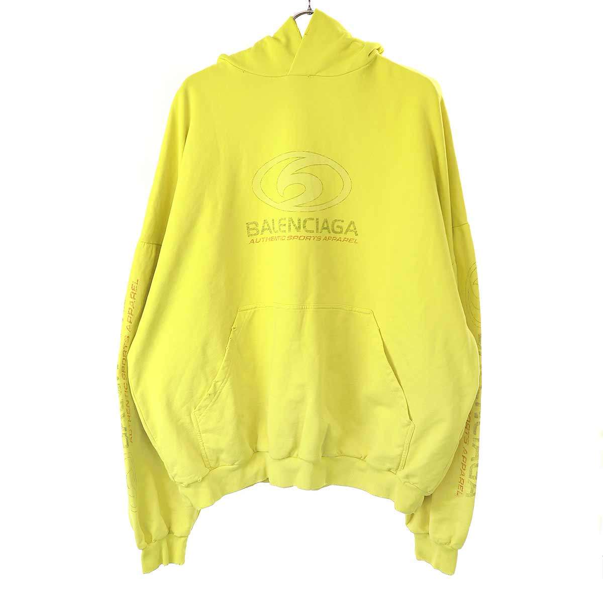 楽天市場】balenciaga パーカー イエローの通販