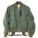 商品管理ID：ITJA8OPPLMLY sacai サカイ 21AW Nylon Twill Mix Blouson ナイロンツイルミックスブルゾン 21-05745 コンディションについて コンディションランクの基準は、当社が設けた基準となります。 感じ方には個人差がありますので、参考程度にお考え下さい。 また、状態の全てを記載しきれない場合があります。 特にC・Dランクの商品は、詳細に記載しきれない毛玉や汚れ、小穴等の微細なダメージがある場合がございます。 新品・中古品に関わらず、一部の付属品がない場合がございます。 ガーメント等の例外を除いて、画像に写っているものが全てとなります。 気になる点がございましたら、ご注文前に質問欄よりお問い合わせください。 状態について詳細 胸付近に汚れ、リブ部分に毛羽立ちがあり使用感がございます。 備考 21-05745 商品詳細 商品管理ID ITJA8OPPLMLY ブランド sacai サカイ アイテム名 21AW Nylon Twill Mix Blouson ナイロンツイルミックスブルゾン サイズ表記 1 サイズ寸法 肩幅：45cm、身幅：56cm、着丈：52.5cm、裄丈：80cm、袖丈：57cm ※体型によっては画像のイメージと異なる場合がございます。お手持ちの洋服と記載の各実寸を比較してサイズ感をご確認ください。 色 カーキ 素材 表地：ナイロン100％ 別布1：ウール100％ 別布2：コットン70％、ナイロン30％ 別布3：コットン50％、ポリエステル50％ 中綿：ポリエステル100％ 裏地：キュプラ100％ 取扱い店舗 ご注文に関する注意事項※掲載商品は実店舗等で同時販売しており、欠品になる場合がございます。 恐れ入りますがその際はキャンセルとなりますことを予めご了承ください。※コンディションランクについては保存袋や箱、その他付属品の状態は対象外です。※掲載写真はお使いのモニターや環境設定等により若干色合いが異なって見える場合がございます。予めご了承ください。※新品・中古品に関わらず一部付属品がない場合がございます。掲載画像をご確認の上、ご不明点は事前にお問い合わせください。返品について※原則、お客様都合での返品は承りできません。ご不安な点は事前に問い合わせフォームよりお問い合わせください。（商品の不良等、弊社過失の場合はお受け取りより7日以内にご連絡いただければ返品受付いたします。詳しくはこちらをご覧くださいませ。）sacai サカイ 21AW Nylon Twill Mix Blouson ナイロンツイルミックスブルゾン カーキ 1 21-05745 「sacai サカイ」一覧はこちら