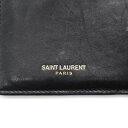 SAINT LAURENT PARIS サンローラン パリ フラグメントレザーカードケース ブラック 327212 【中古】 IT0UVR13AQRC 3