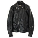 Lewis Leathers ルイスレザー 391 LIGHTNING ライトニングオールブラックニットナイロンライニングライダースジャケット ブラック 36 【中古】 ITWWPDS1R9DK