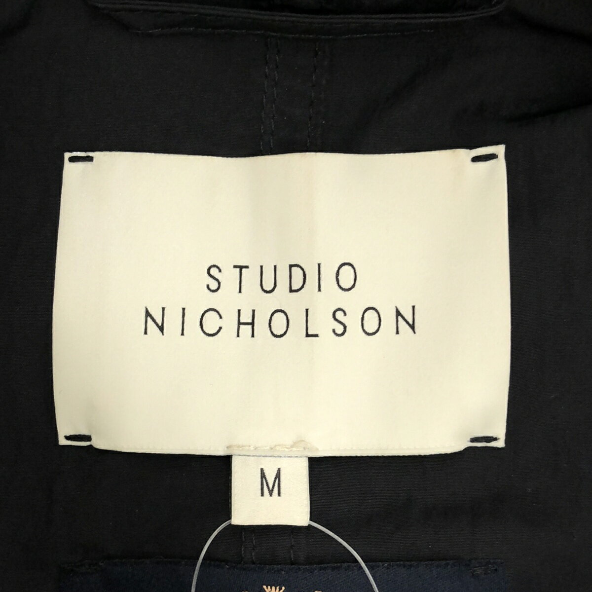 STUDIO NICHOLSON スタジオ ニコルソン 21AW ORIEL EVERYDAY MAC COAT マックコート ダークネイビー M SNM-673 【中古】 IT9S5DBSKSRK