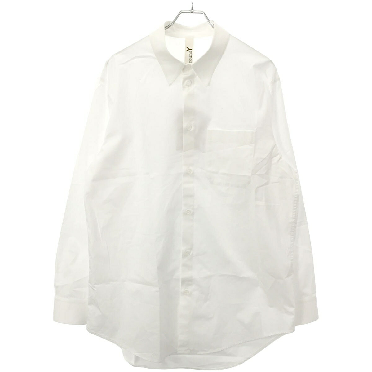 Ground Y 饦 磻 Upside Down LOGO Basic Shirt Хåץȥ֥ɥ GA-B21-020 ۥ磻 3 š ITSUFKEYBY40