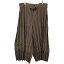 me ISSEY MIYAKE ミーイッセイ ミヤケ 23AW CUBE PLEATS BOTTOMS フェイクスウェードキューブプリーツパンツ MI33FF672 ブラウン F 【中古】 ITJKWFMZZCWM