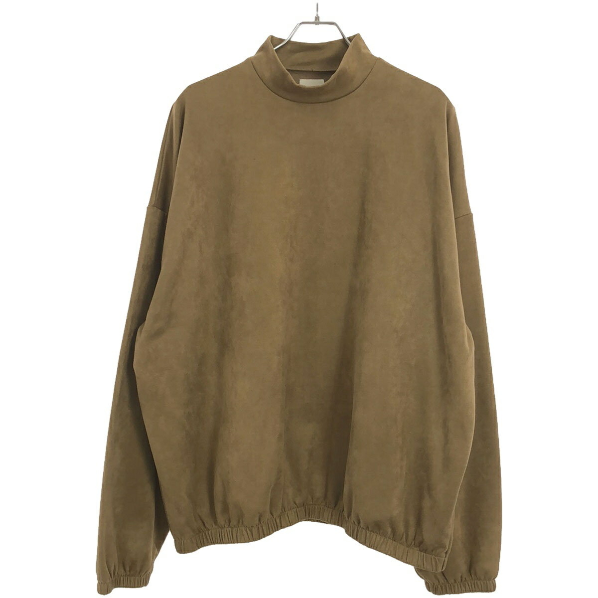 Sasquatchfabrix. サスクワッチファブリックス 21AW SYNTHETIC SUEDE MOCK NECK CUTSEWN シンセティックスウェードモックネックカットソー ブラウン XL 21AW-CSL-001 【中古】 ITQZDPZ1ZFZC