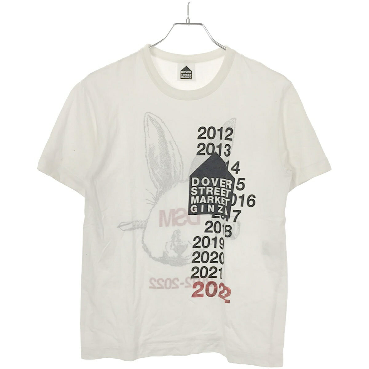 楽天MODESCAPE 楽天市場店UNDER COVER アンダーカバー DOVER STREET MARKET GINZA 10周年記念カスタムコラボTシャツ ホワイト M 【中古】 IT4CD5GGHFBS