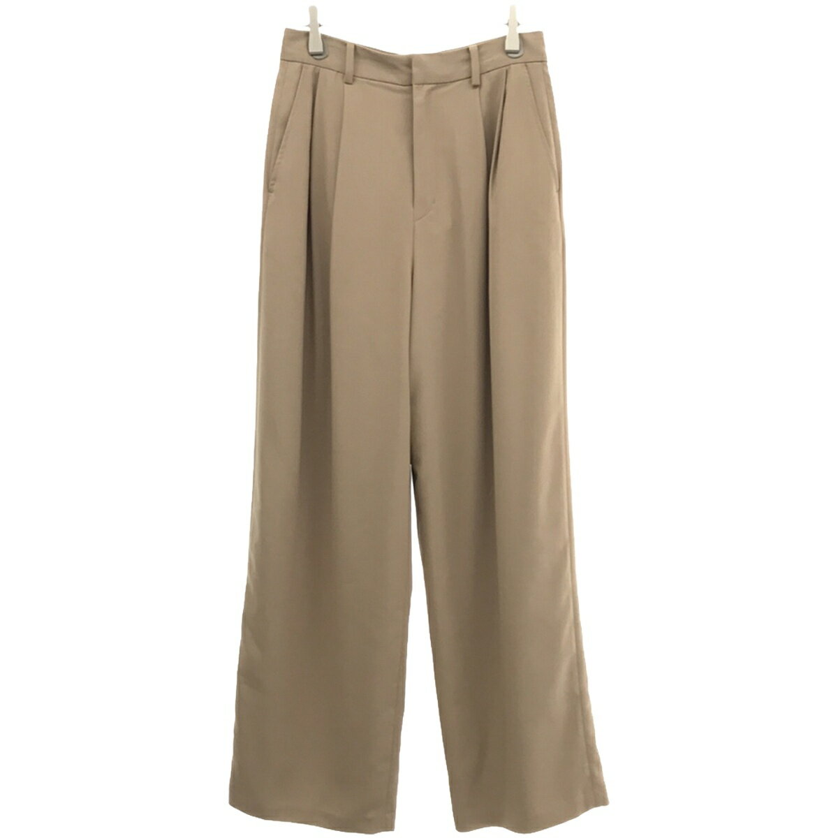 CLANE クラネ 21SS BASIC TUCK PANTS ベーシックタックパンツ ブラウン 2 10110-7012 【中古】 ITCM5P5VYUGW