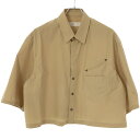 TOGA VIRILIS g[K r[X 23SS Typewriter S/S short shirt ^CvC^[XgCvVc x[W 48 TV31-FJ316 yÁz ITTWID6IA7SS